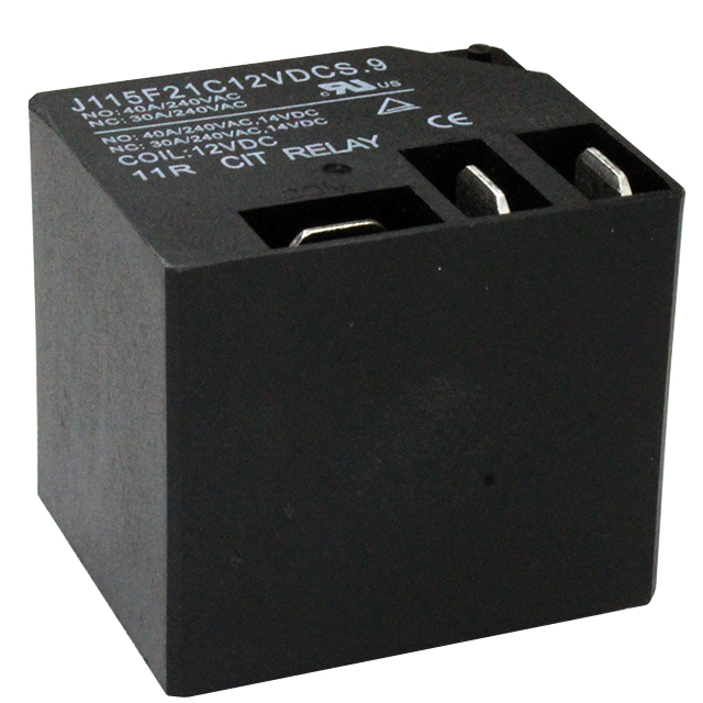J115F21C12VDCS.9 CIT Relay and Switch  Power Relays Over 2 Amps